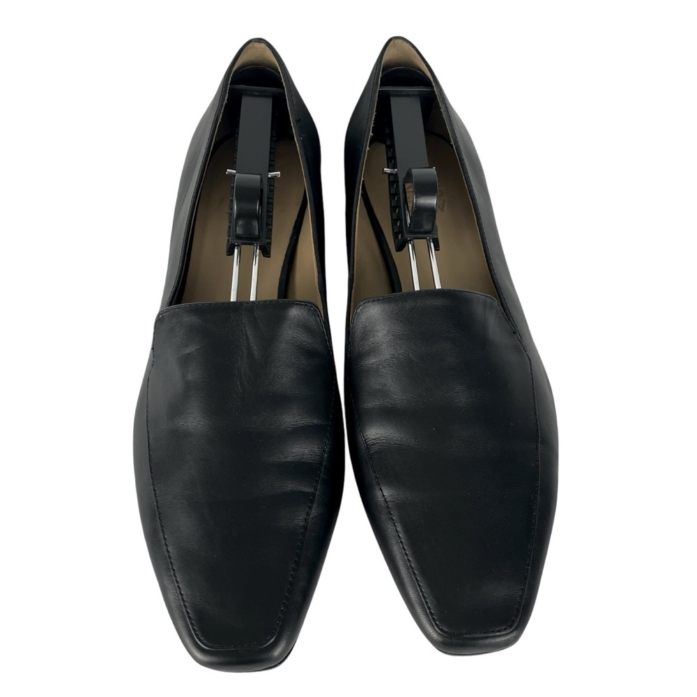 Naturalizer Clea Slip On Black Loafer Women's 11 EU 41 Leather Upper Minimalist